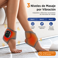 3 niveles de masaje por vibración